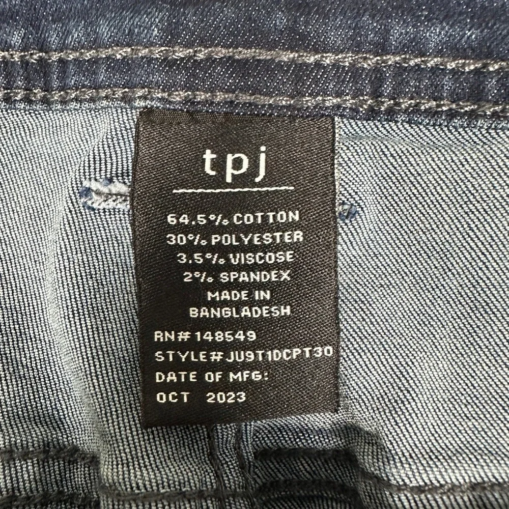 The Perfect Jean Mens 40x30 TPJ Medium Blue Athletic Tapered Stretch Performance